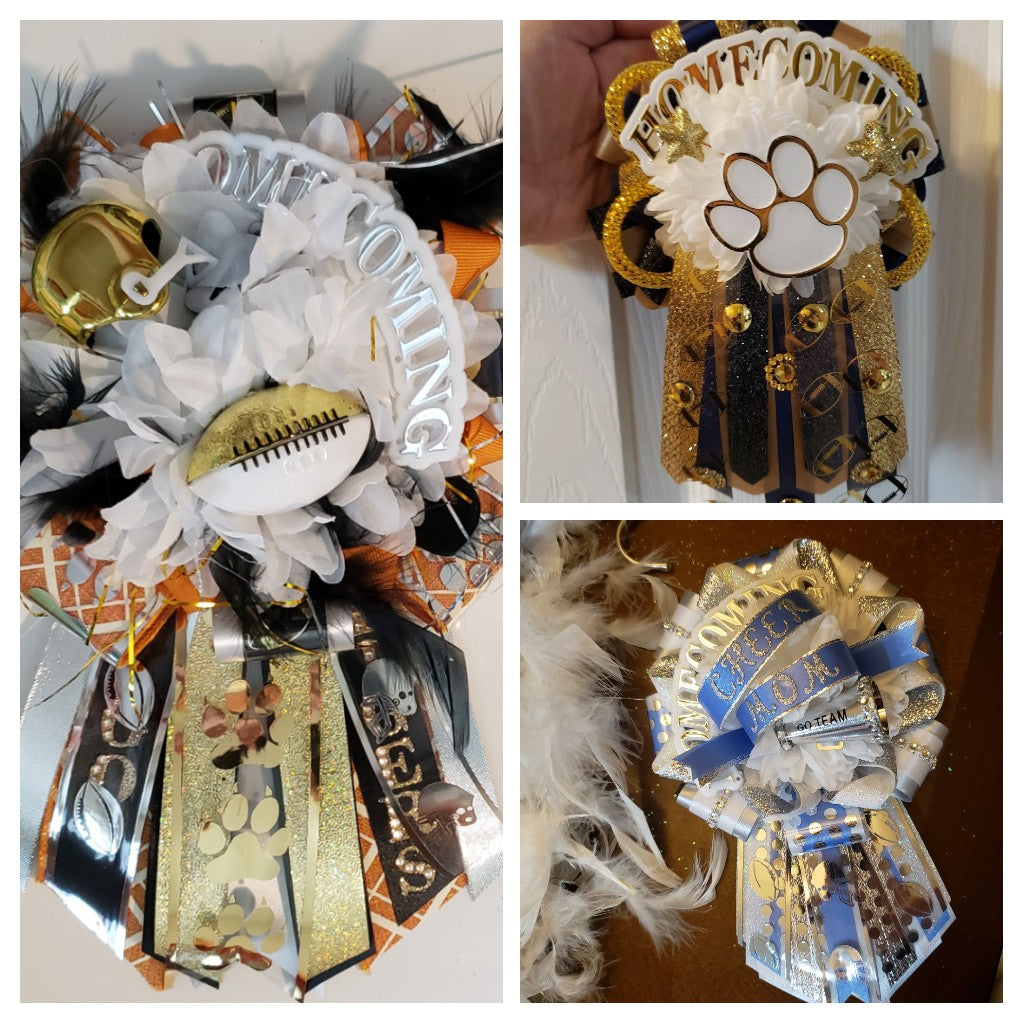 Cup or Wristlet Homecoming mum (Made to order)