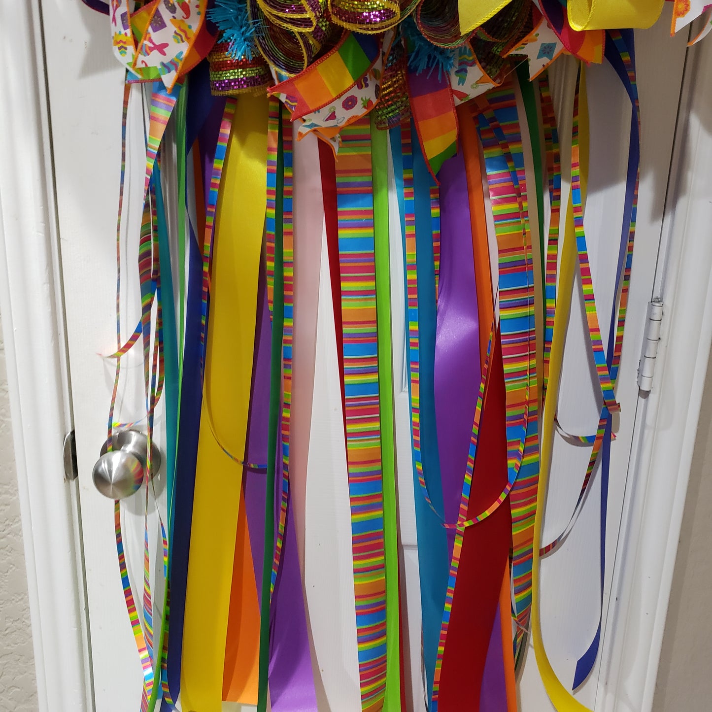 Large Fiesta wreath or door hanger, swag.