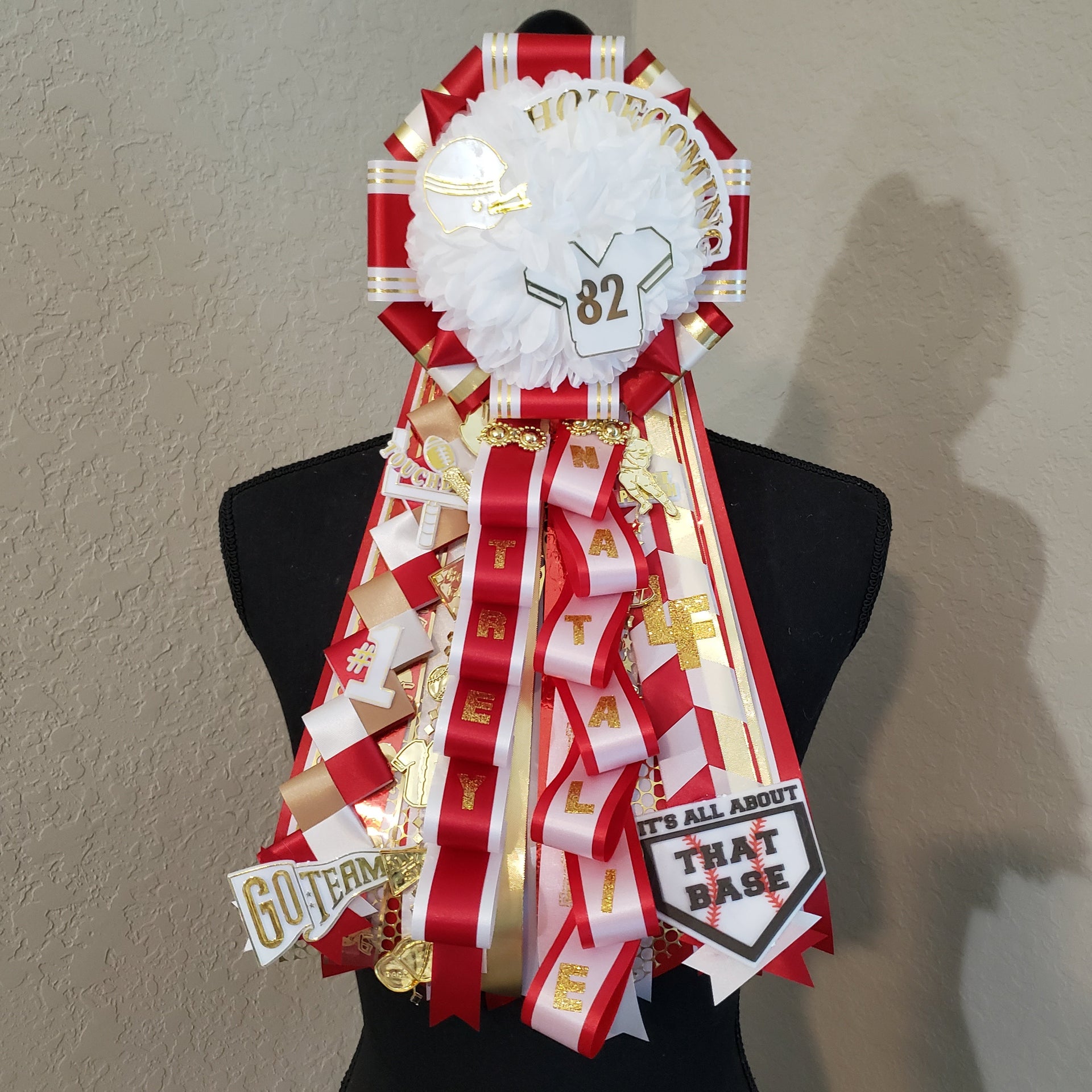 Homecoming mum Garter (Made to order) AmyRose Crafts Homecoming mum Garter (Made to order) AmyRose Crafts