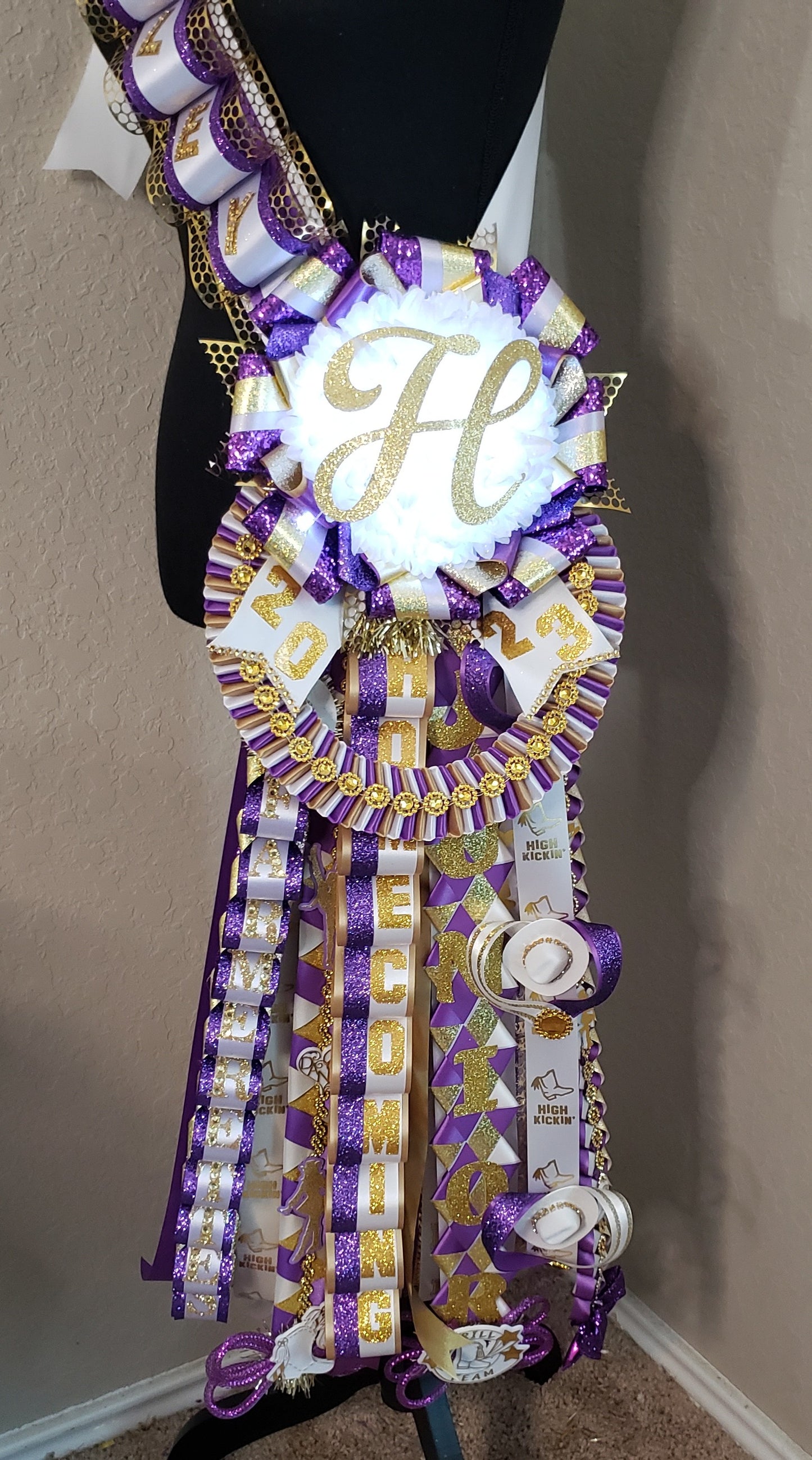 Homecoming mums Sash (Made to order)