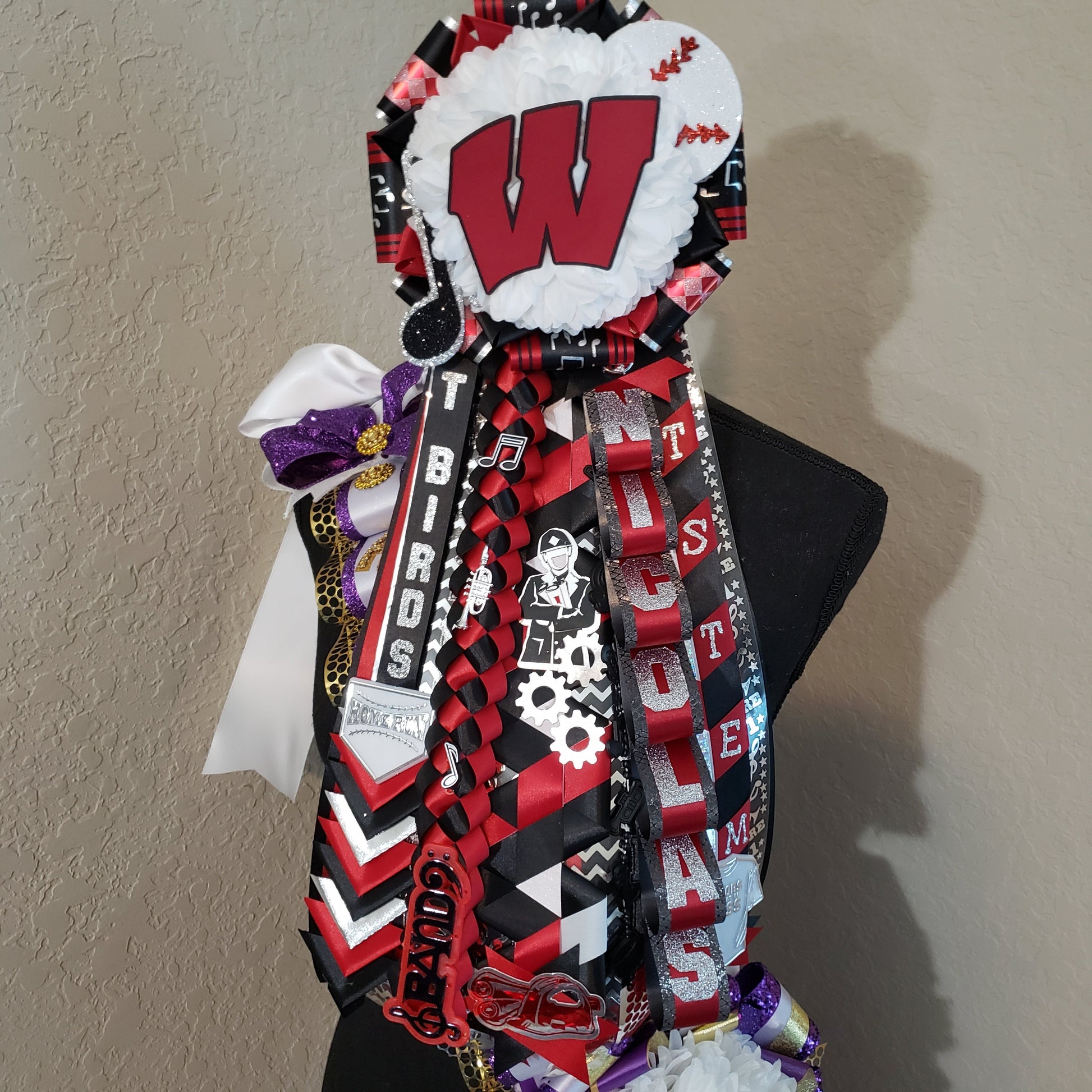 Homecoming mum Garter (Made to order) AmyRose Crafts Homecoming mum Garter (Made to order) AmyRose Crafts