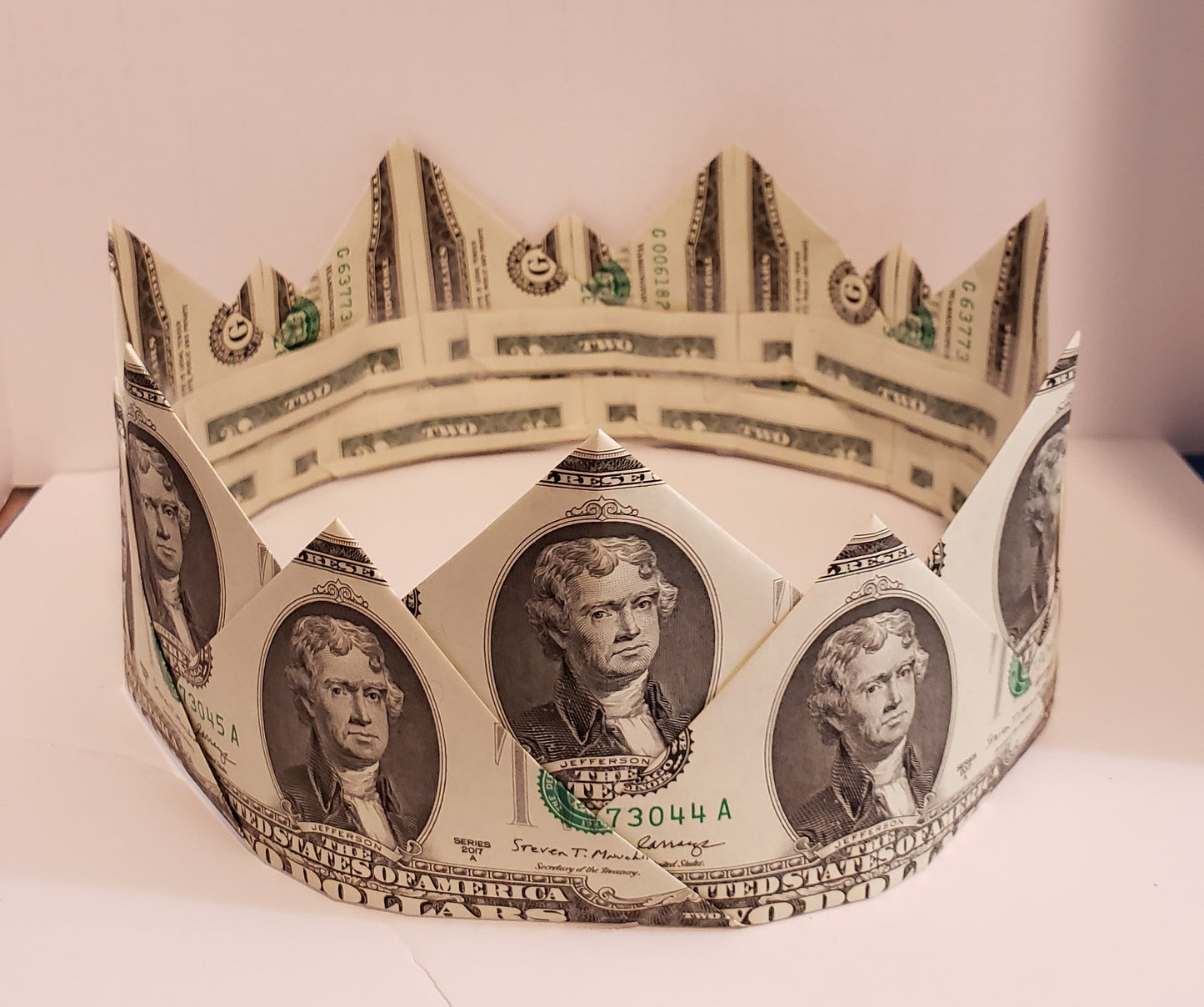 Wearable 2 layer graduation money crown for any ceremony