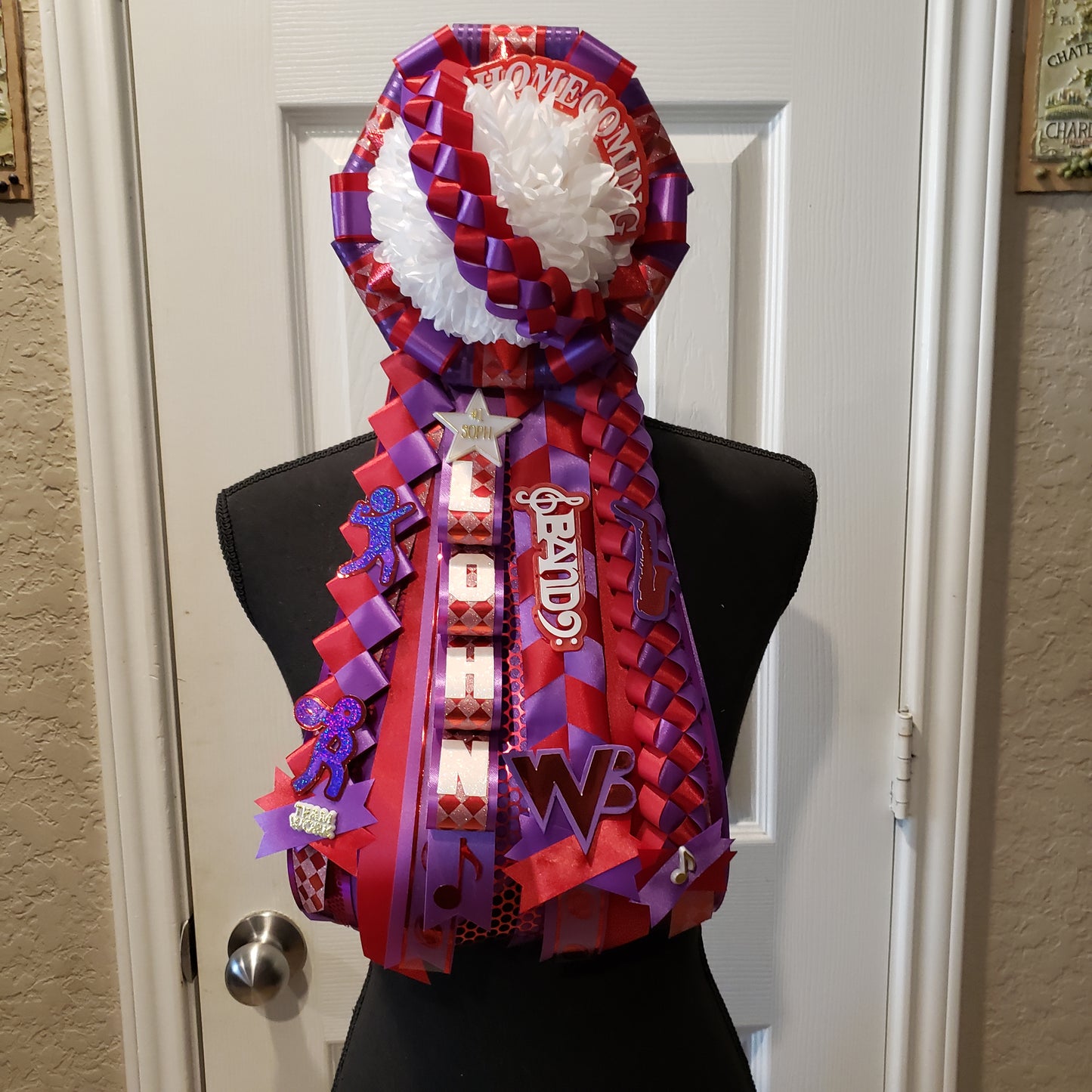 Homecoming mum Garter (Made to order) AmyRose Crafts Homecoming mum Garter (Made to order) AmyRose Crafts