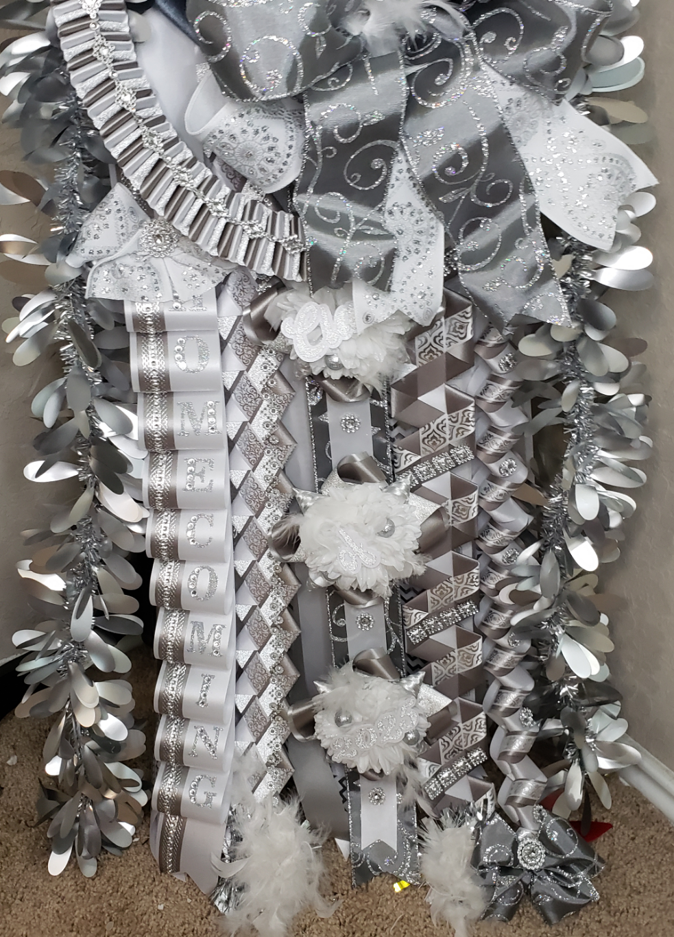 Senior sash Homecoming mum (Made to order)