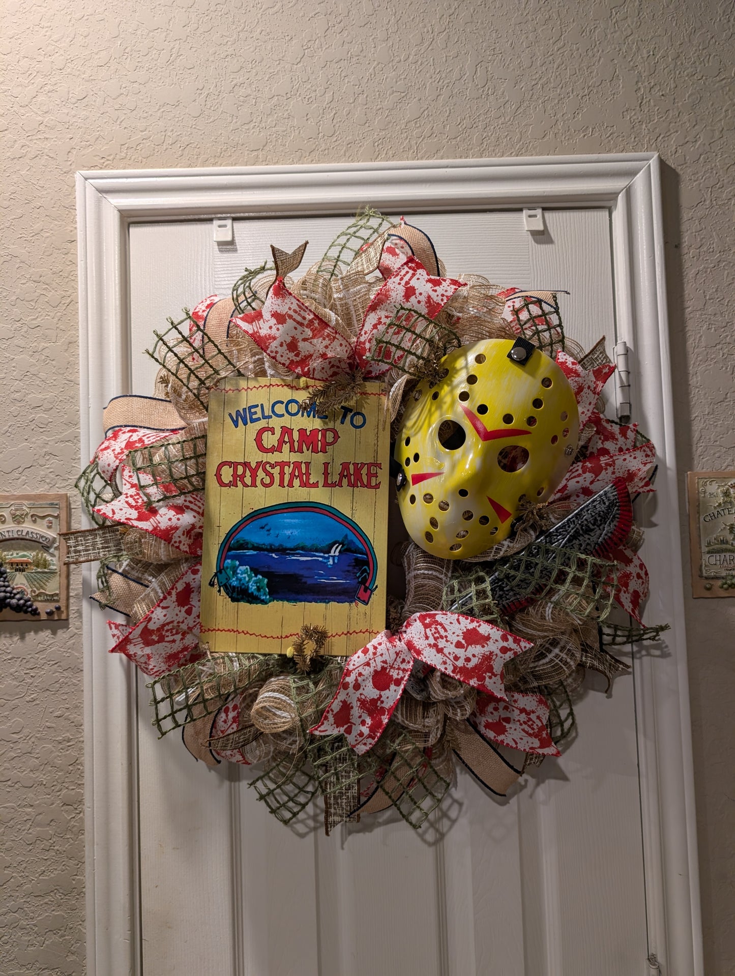 Jason Halloween wreath