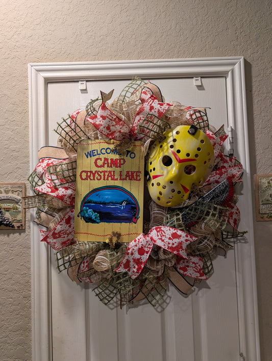 Jason Halloween wreath