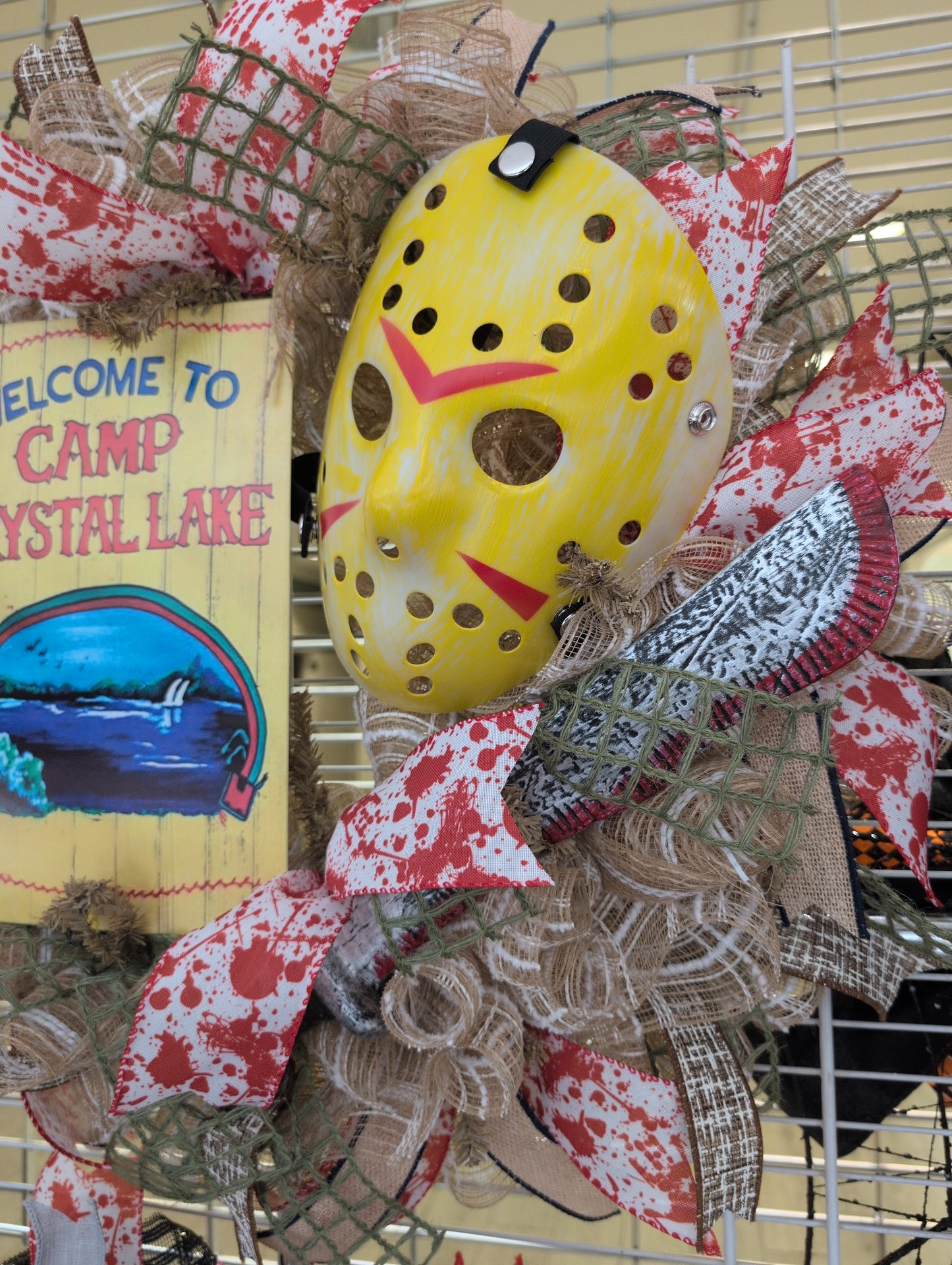 Jason Halloween wreath