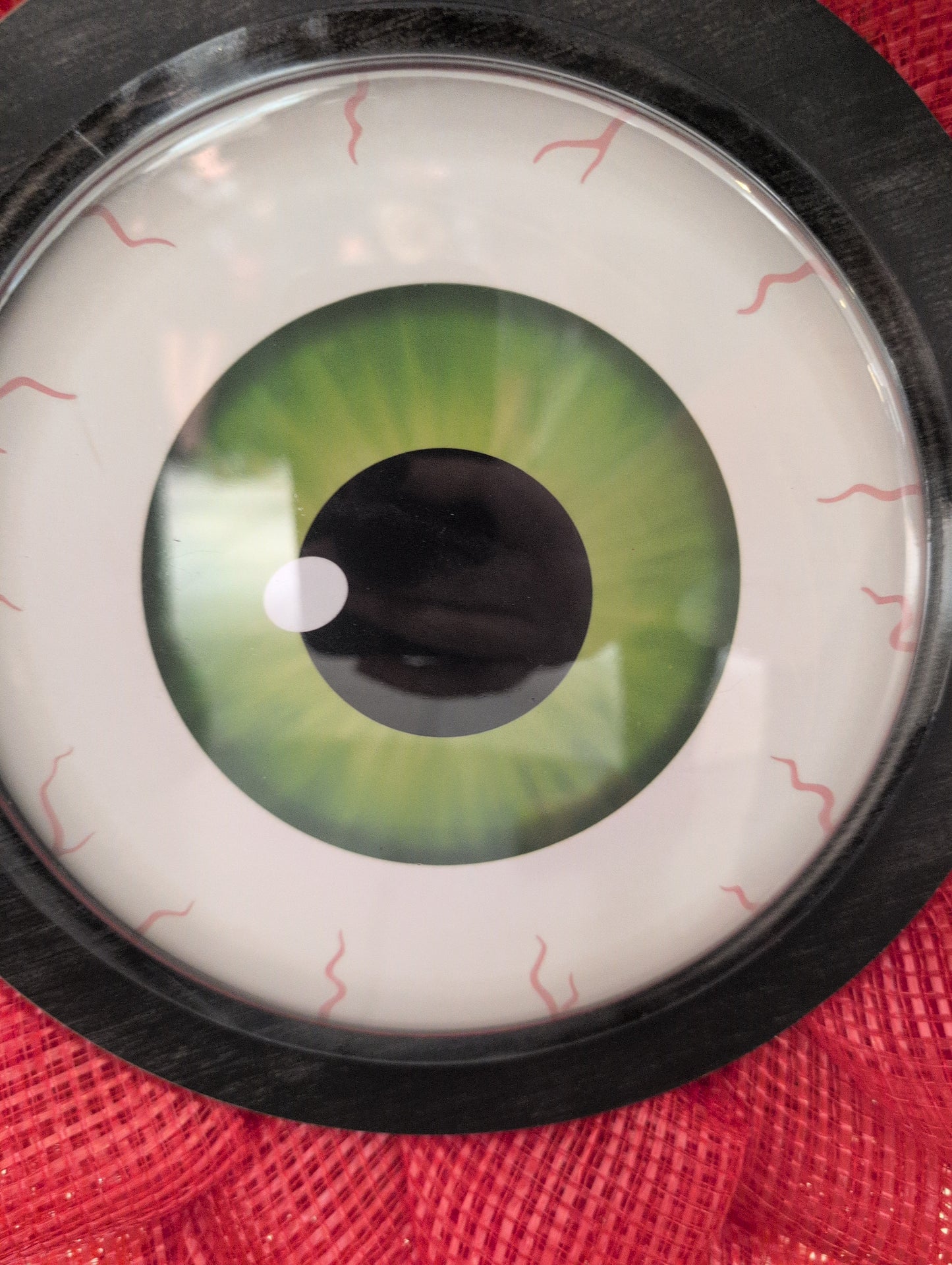 Blood shot eyeball, wreath is ready for your door!