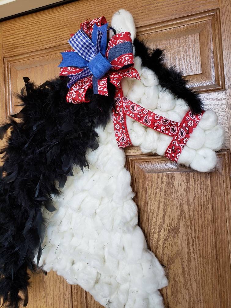 Americana Country horse wreath for any horse lover!