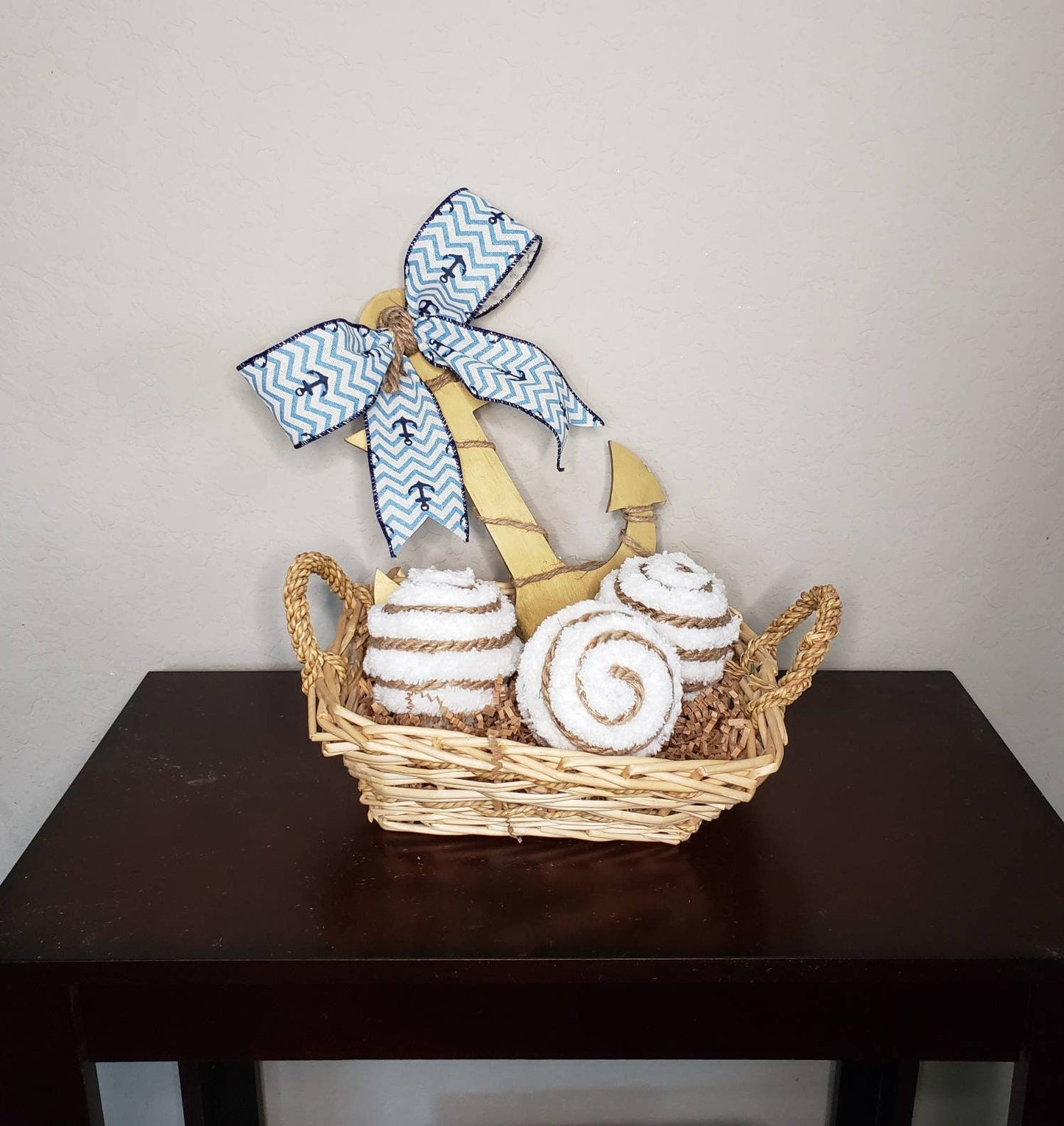 neutral, every day, nautical, yarn, rope, balls, wreath attachments, center piece