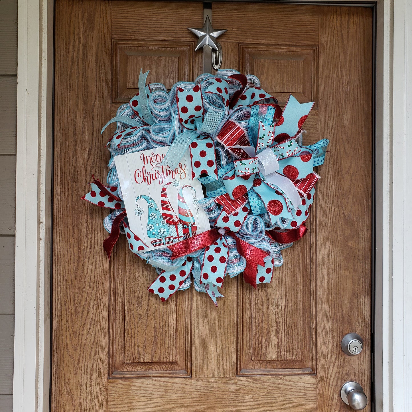 Merry Christmas, wreath, is perfect for your, front door or wall decor.