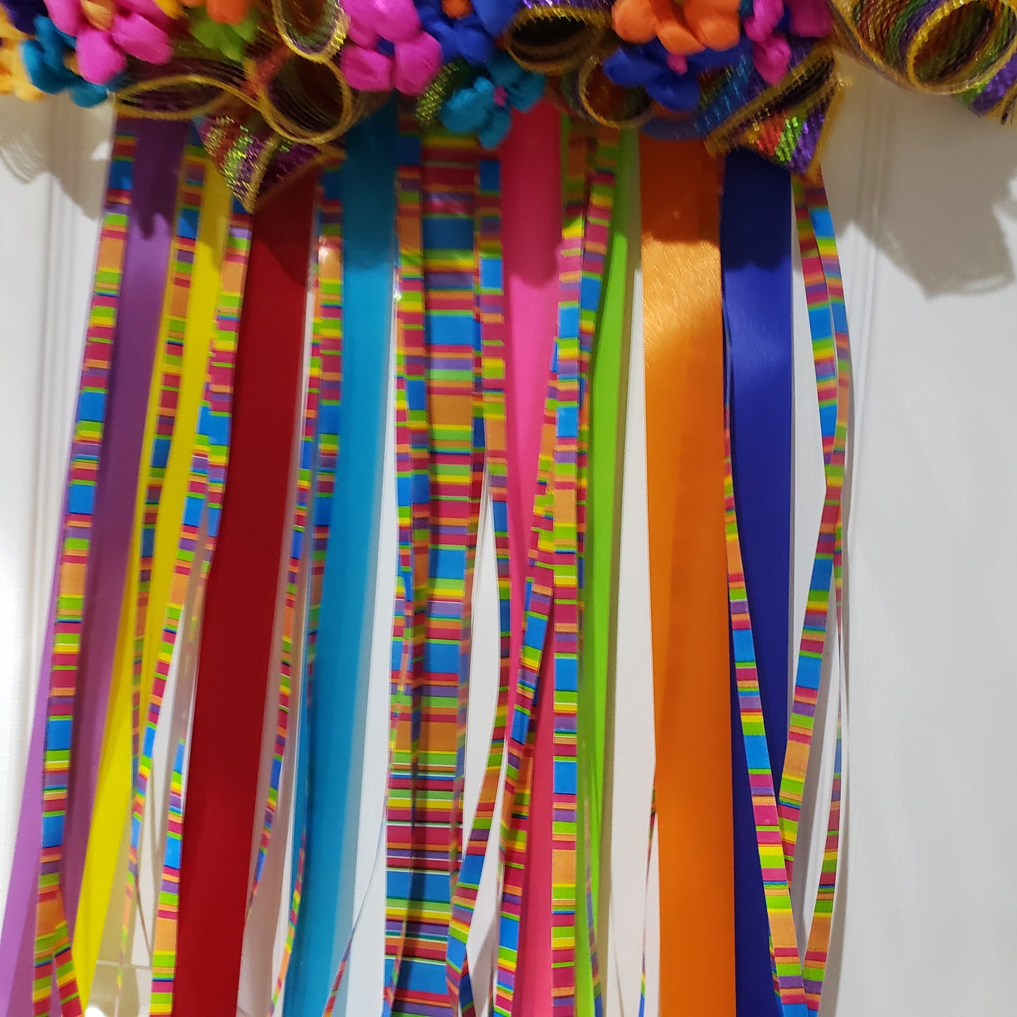 Fiesta wreath, San Antonio, Fiesta Decoration, Fiesta swag, Cinco de Mayo wreath, for your wall or door decor